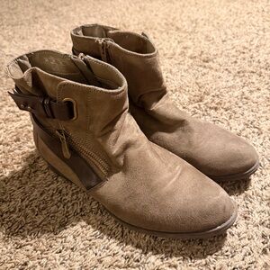 Women’s Brown Suede Ankle Boots